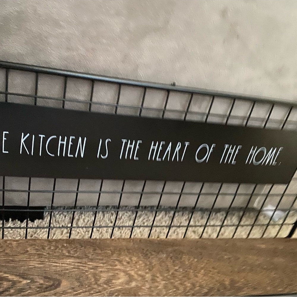 Rae Dunn kitchen rack